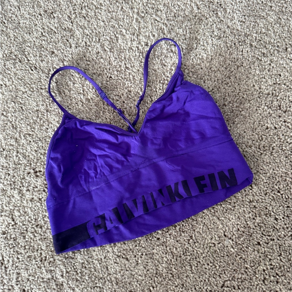 Calvin Klein Vibrant Purple Bralette